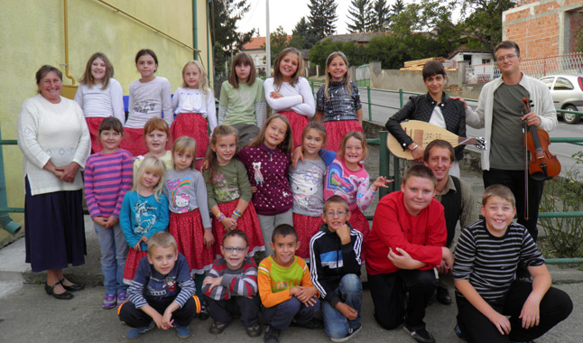 A csúzai gyerekekkel